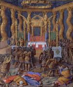 Jean Fouquet Pompey in the Temple of Jerusalem, by Jean Fouquet Spain oil painting reproduction